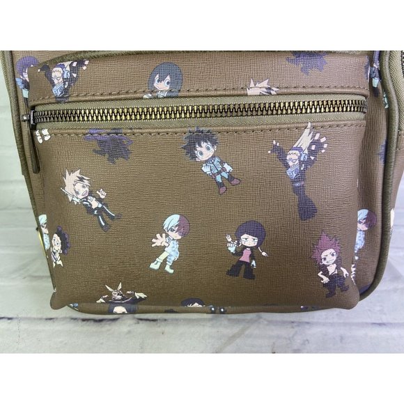 My Hero Academia Chibi Characters All Over Print Mini Backpack Bag BoxLunch NEW main image 8